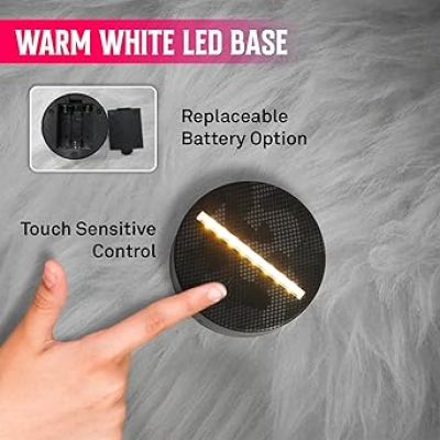 3D Illusion Goku Anime Desk Table Lamp with Warm White Light Light   Birthday Gift for Kids & Anime Lover  Bedside Table Lamp